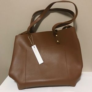 Henny+Lev Vegan Leather 2 in 1 Everyday Tote